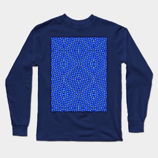 Very Blue Pattern Long Sleeve T-Shirt